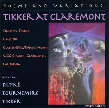 <I>Poems & Variations:</I> Tikker at Claremont