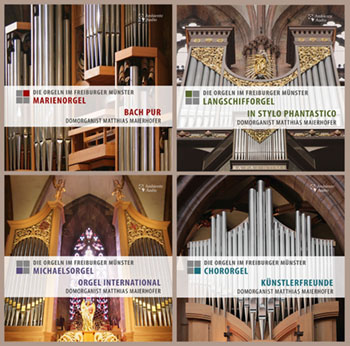 Four Organs of Freiburg Cathedral on 4 CDs
