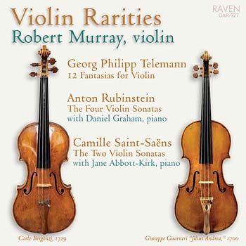 Violin Rarities: Telemann, Saint-Sans, Anton Rubinstein<BR><font color=red><I>4 CDs for the Price of One!</I></Font>